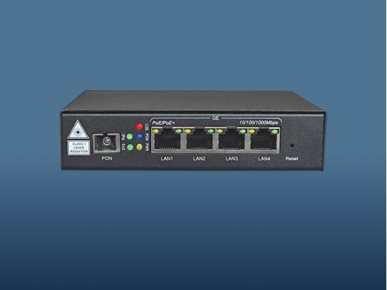 GP1400-PoE 4-Ports PoE ONU/MDU EPON 4GE