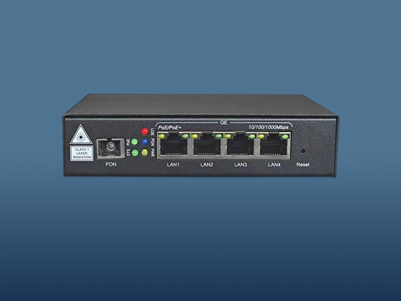 GP1400-PoE 4-Ports PoE ONU/MDU EPON 4GE